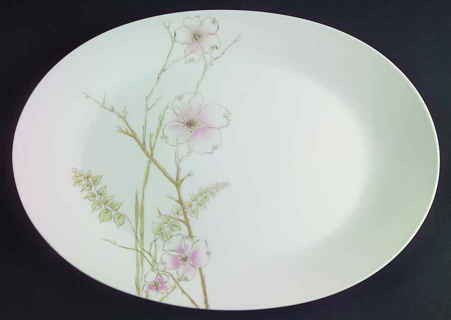 Blush 13" Oval Serving Platter by Rosenthal - Continental-1