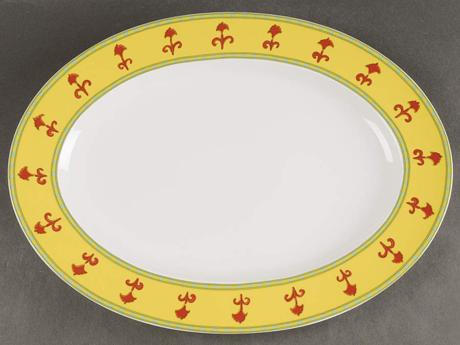 Bokhara 16" Oval Serving Platter by Rosenthal - Continental-1