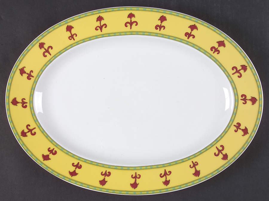 Bokhara 13" Oval Serving Platter by Rosenthal - Continental-1