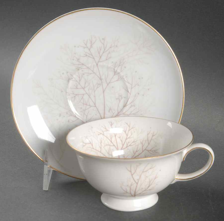 Bramble (Aida) Footed Cup & Saucer Set by Rosenthal - Continental-1