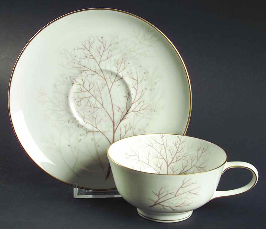 Bramble (Form E) Flat Cup & Saucer Set by Rosenthal - Continental-1