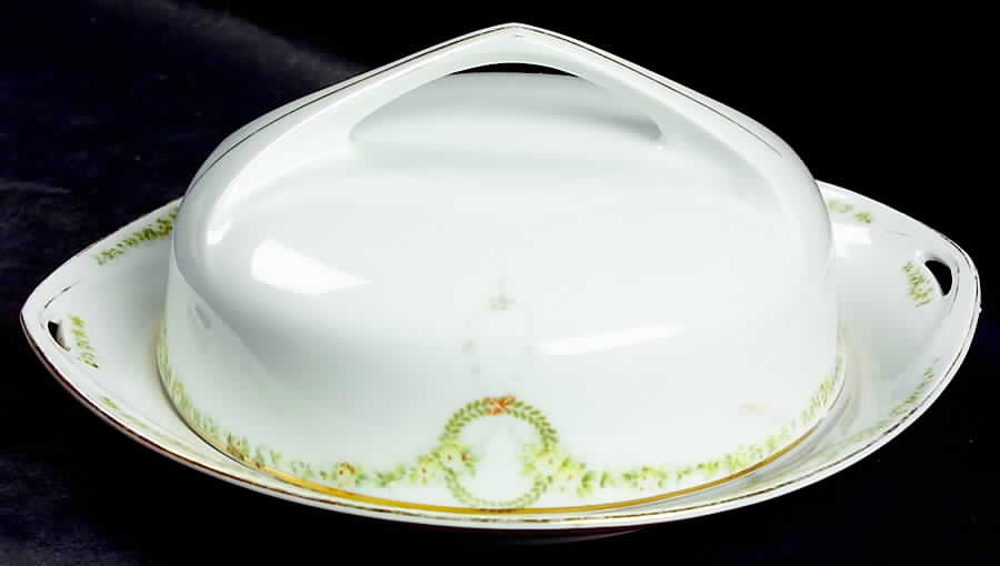 Briar Rose Round Covered Butter by Rosenthal - Continental-1