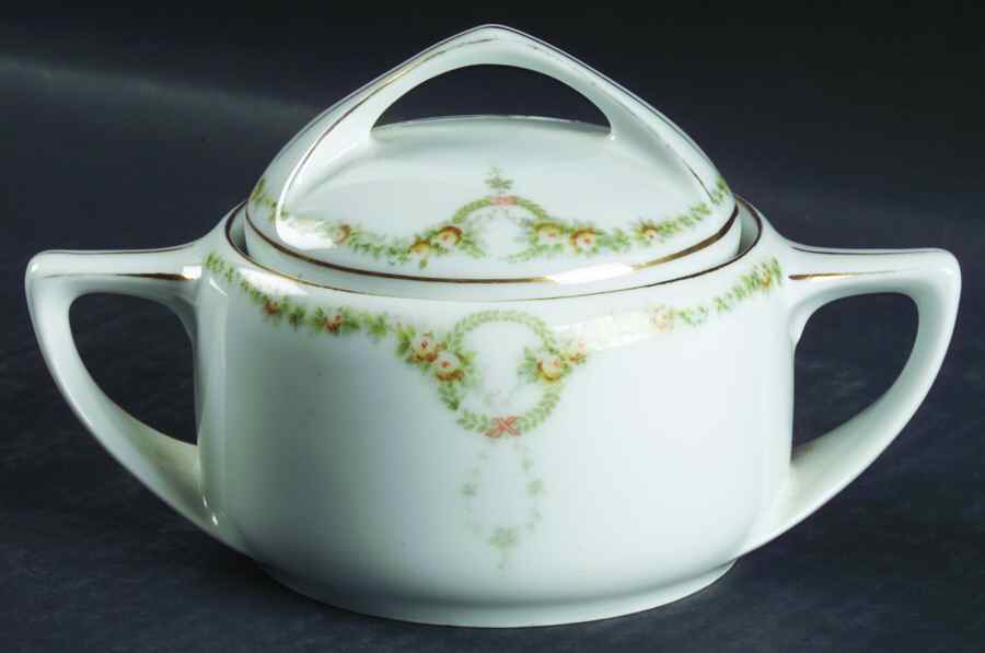Briar Rose Sugar Bowl & Lid by Rosenthal - Continental-1