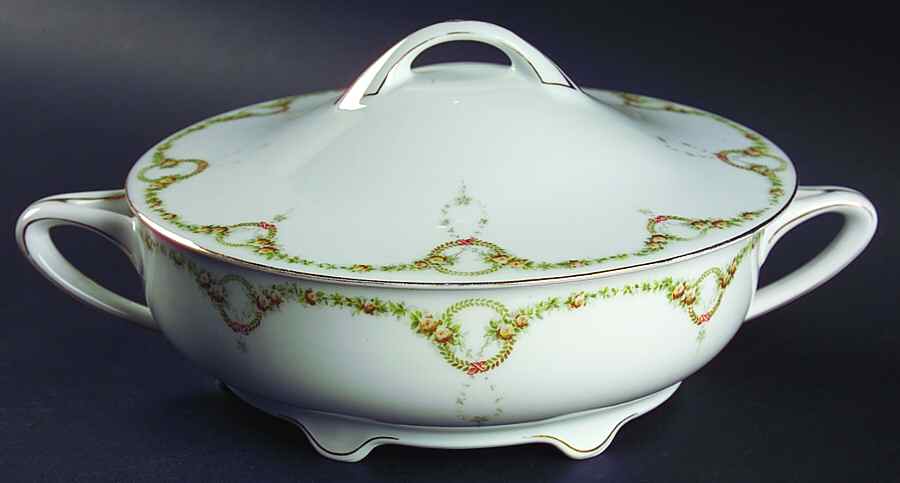 Briar Rose Round Covered Vegetable by Rosenthal - Continental-1