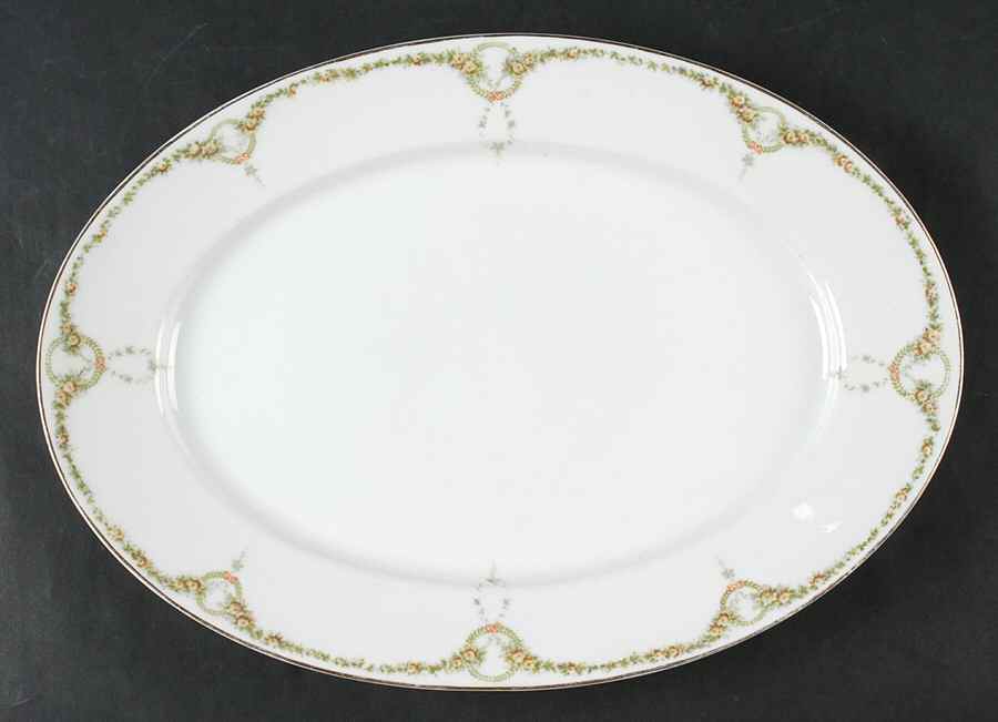 Briar Rose 14" Oval Serving Platter by Rosenthal - Continental-1