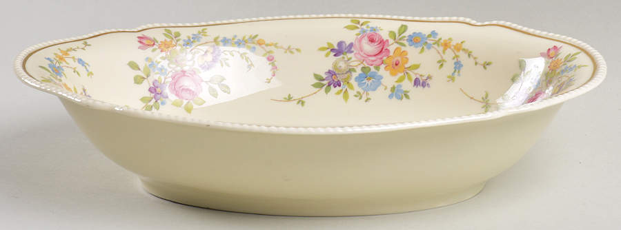 Bridal Rose 10" Oval Vegetable Bowl by Rosenthal - Continental-1