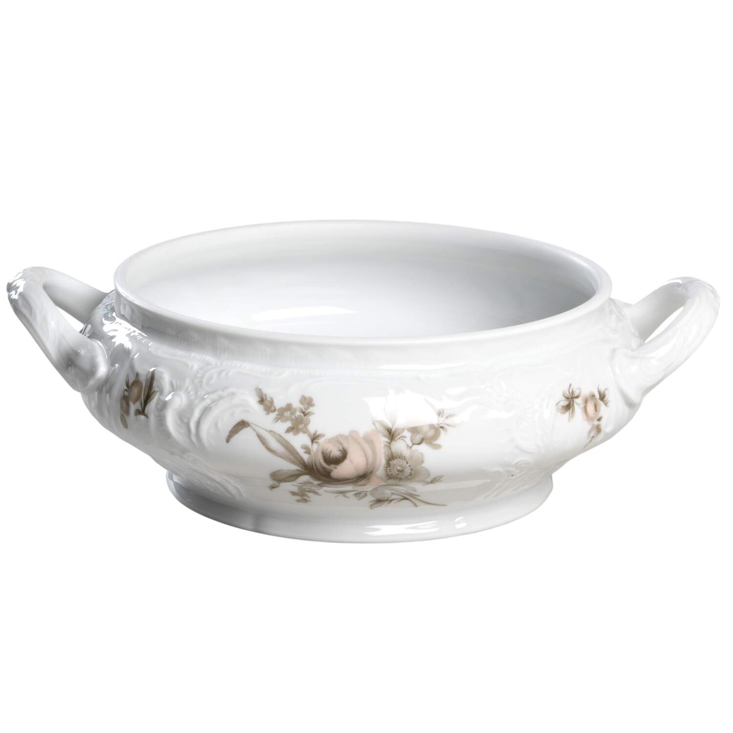 Brown Rose (Sanssouci) Round Vegetable No Lid by Rosenthal - Continental-1