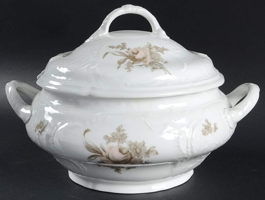 Brown Rose (Sanssouci) Tureen &  Lid by Rosenthal - Continental-1