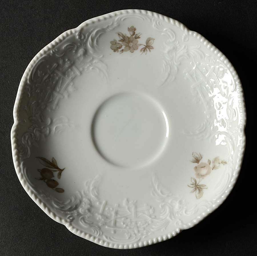 Brown Rose (Sanssouci) Saucer by Rosenthal - Continental-1