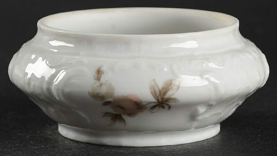 Brown Rose (Sanssouci) 3" Round Box No Lid by Rosenthal - Continental-1