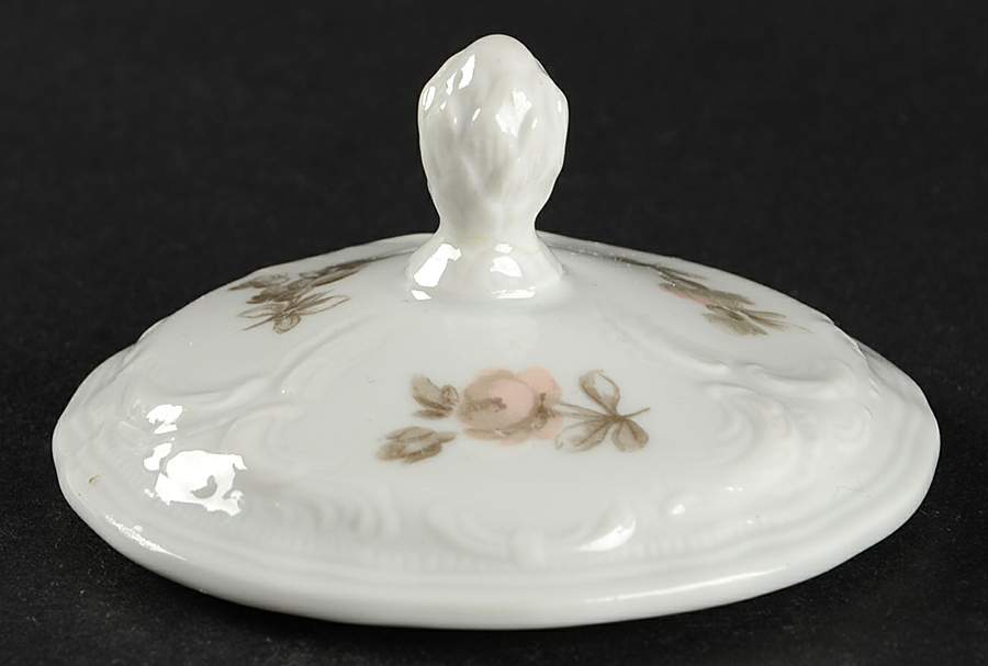 Brown Rose (Sanssouci) Lid for 3" Round Box by Rosenthal - Continental-1