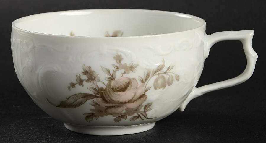 Brown Rose (Sanssouci) Flat Cup by Rosenthal - Continental-1
