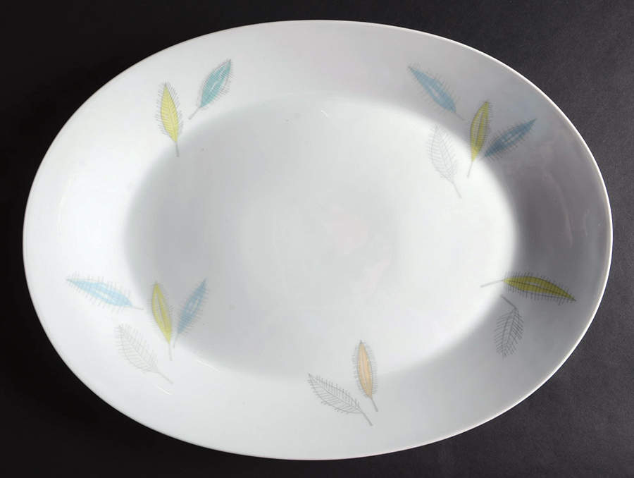 Bunte Blatter 17" Oval Serving Platter by Rosenthal - Continental-1