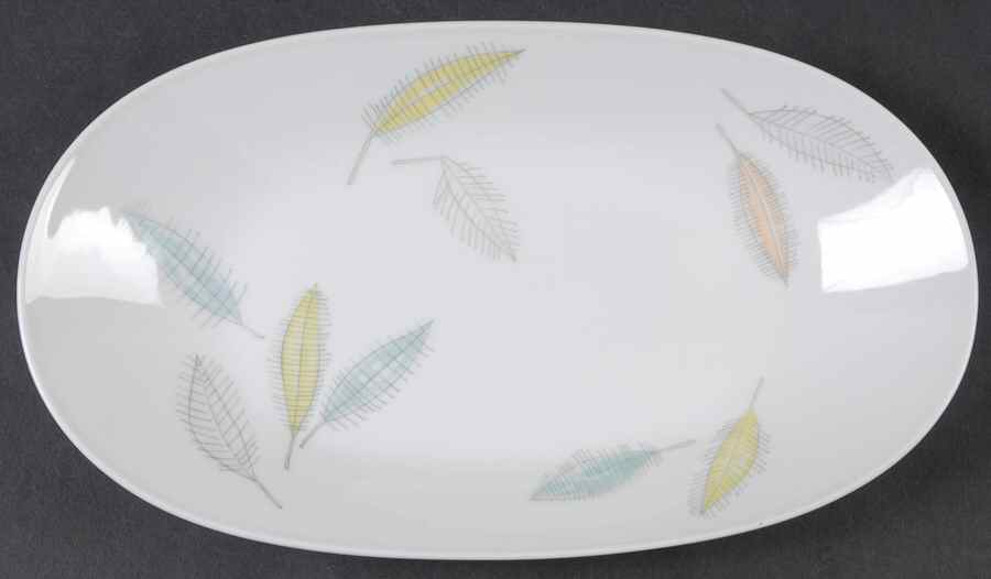 Bunte Blatter 9" Oval Serving Platter by Rosenthal - Continental-1