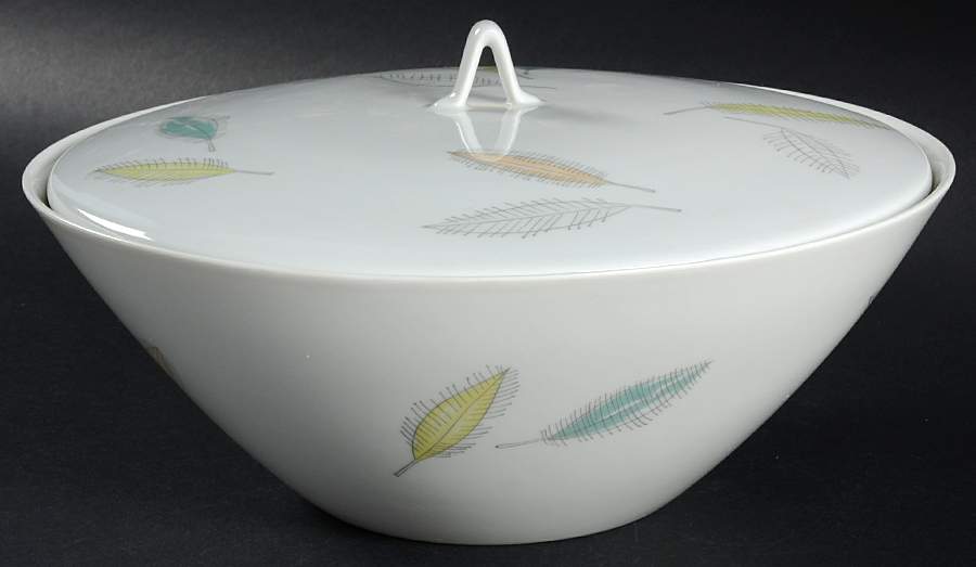 Bunte Blatter Round Covered Vegetable by Rosenthal - Continental-1