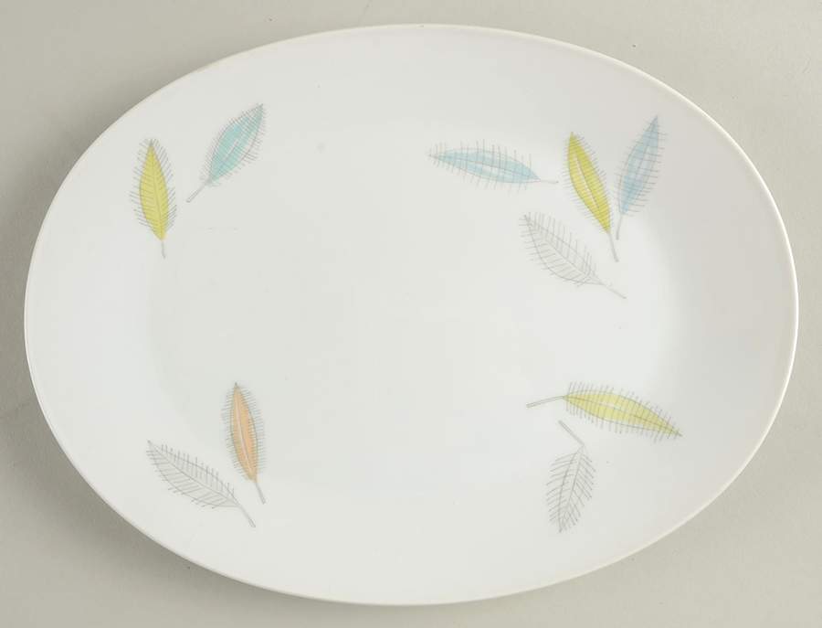 Bunte Blatter 11" Oval Serving Platter by Rosenthal - Continental-1