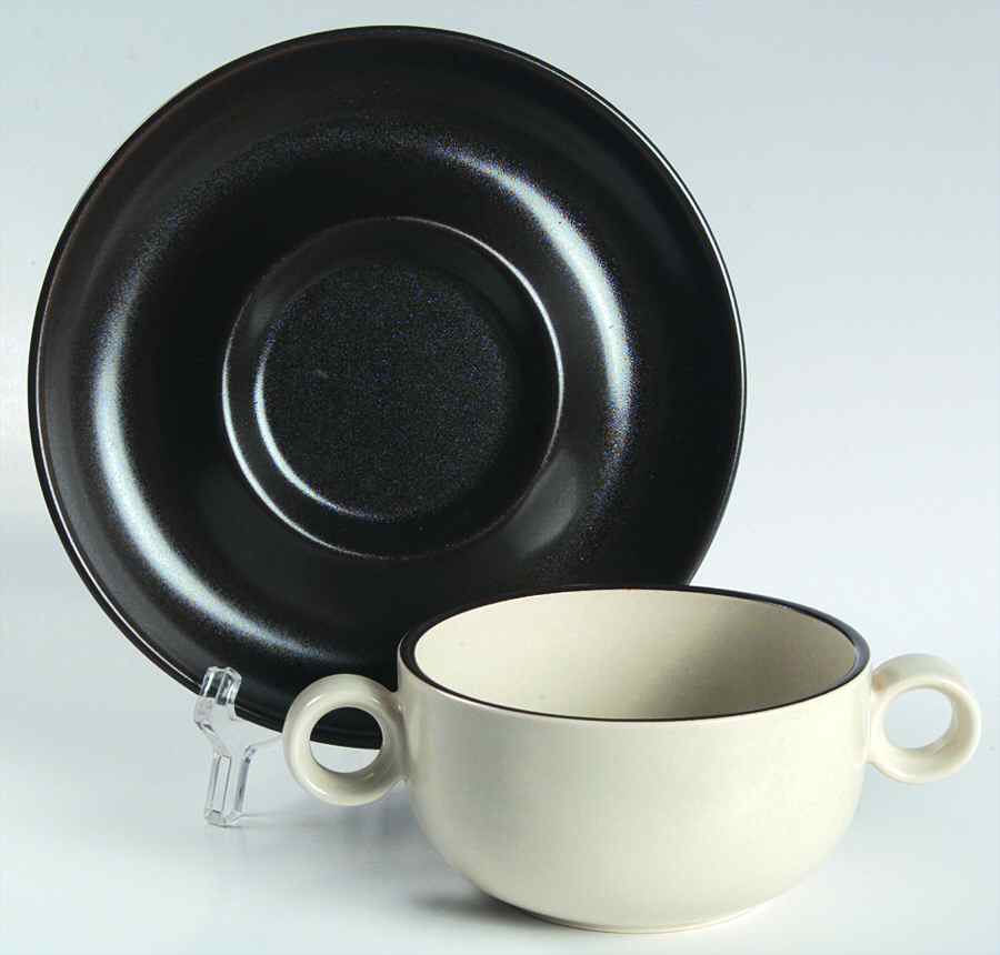 Campagna Flat Cream Soup Bowl & Saucer Set by Rosenthal - Continental-1