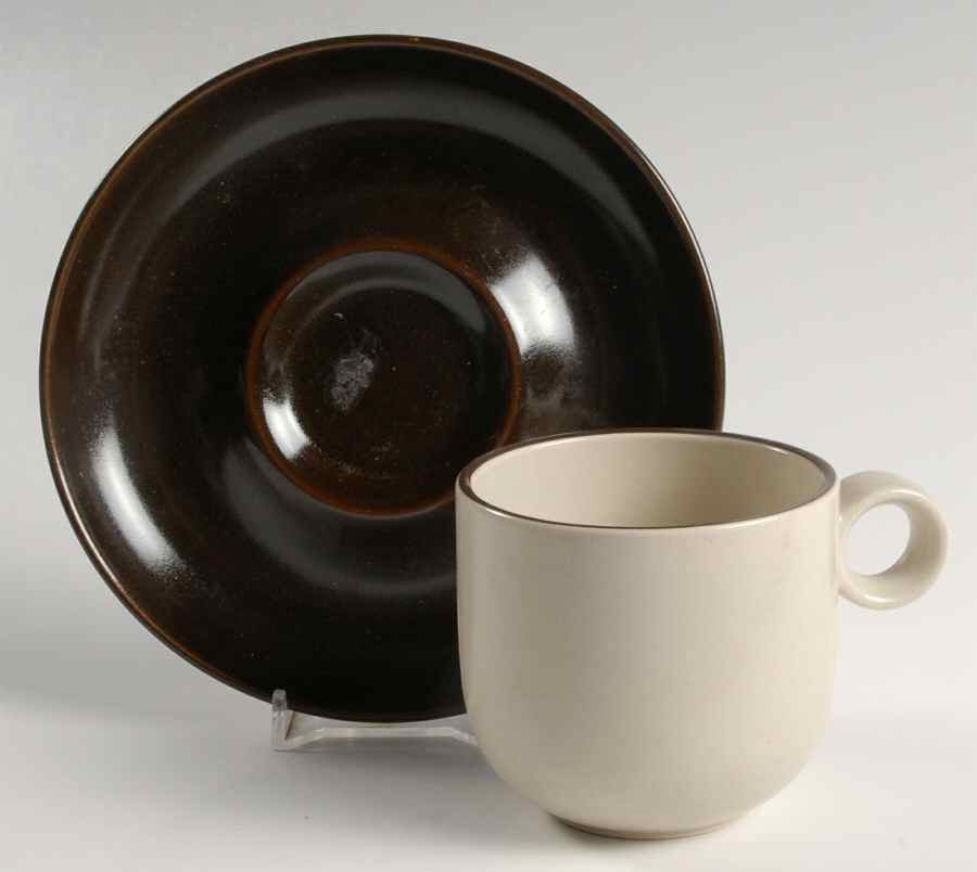 Campagna Flat Cup & Saucer Set by Rosenthal - Continental-1