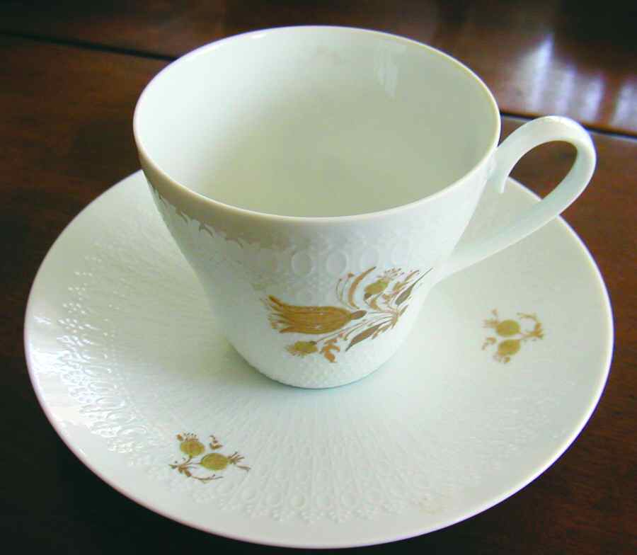 Campagna Flat Cup & Saucer Set by Rosenthal - Continental-1