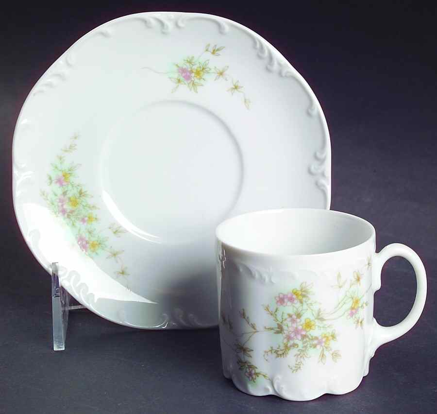 Catherine Flat Demitasse Cup & Saucer Set by Rosenthal - Continental-1