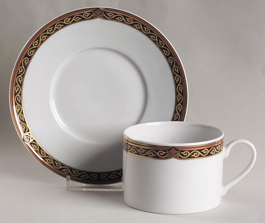 Catarina Flat Cup & Saucer Set by Rosenthal - Continental-1