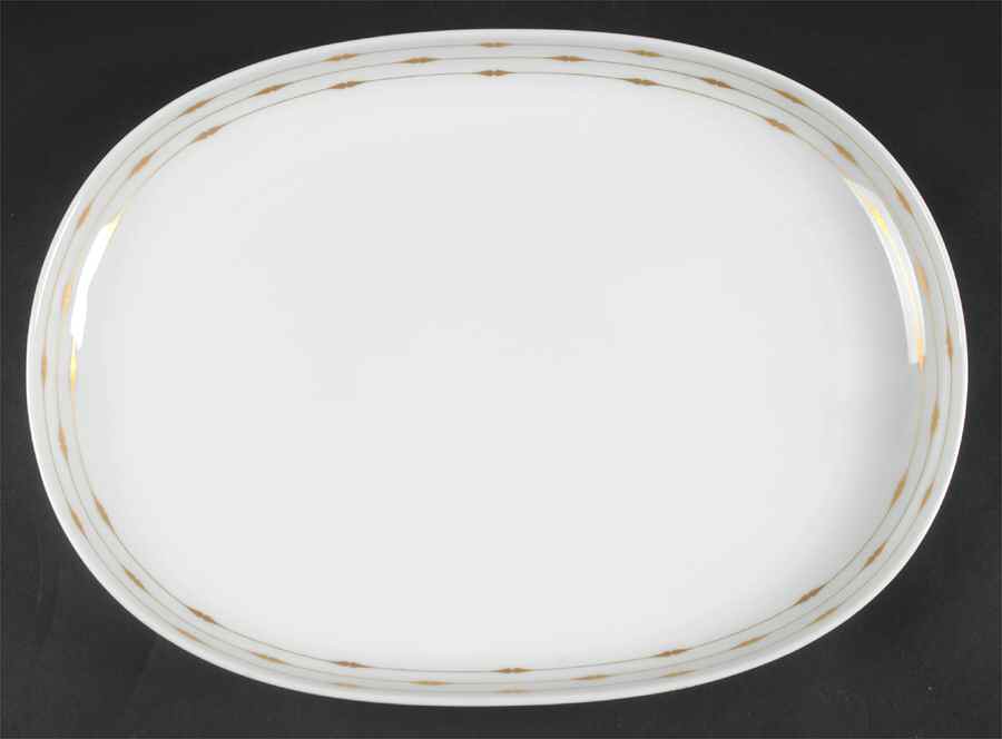 Century Gold (Coupe) 15" Oval Serving Platter by Rosenthal - Continental-1