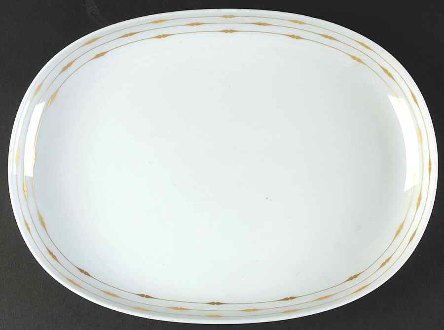 Century Gold (Coupe) 13" Oval Serving Platter by Rosenthal - Continental-1