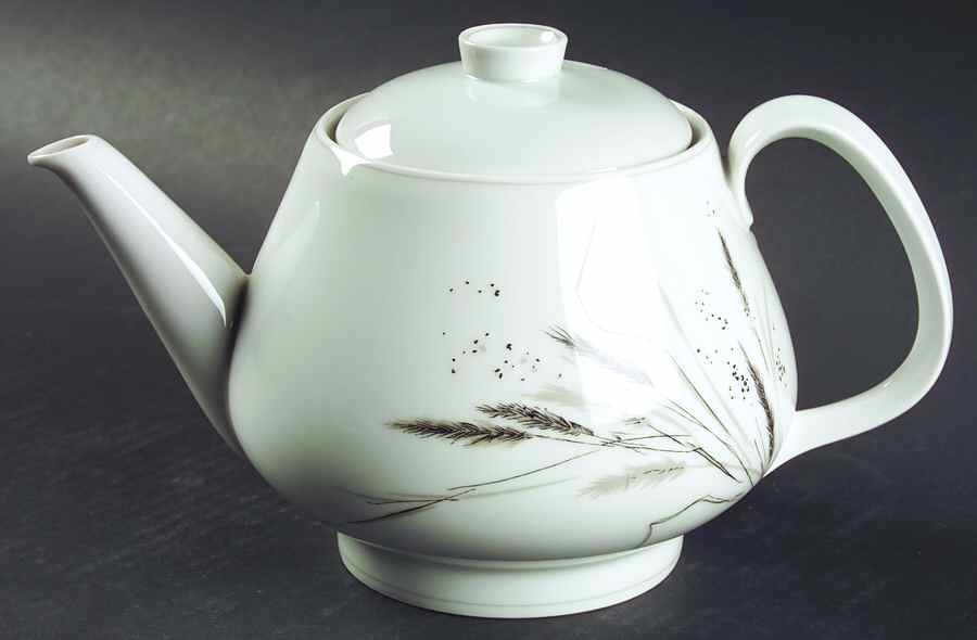 Ceres (Gray Trim) Teapot & Lid by Rosenthal - Continental-1
