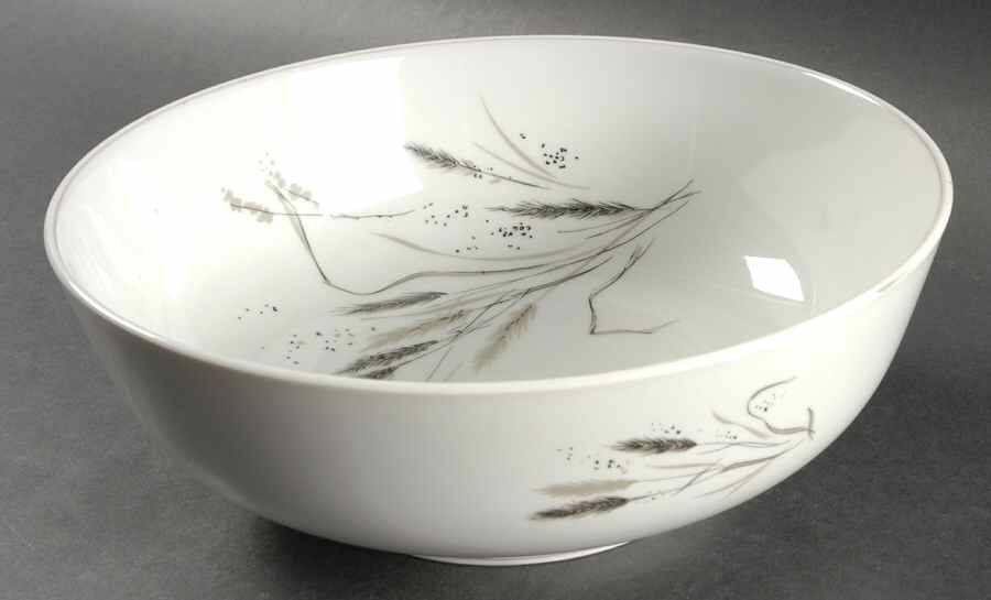Ceres (Gray Trim) 9" Salad Serving Bowl by Rosenthal - Continental-1