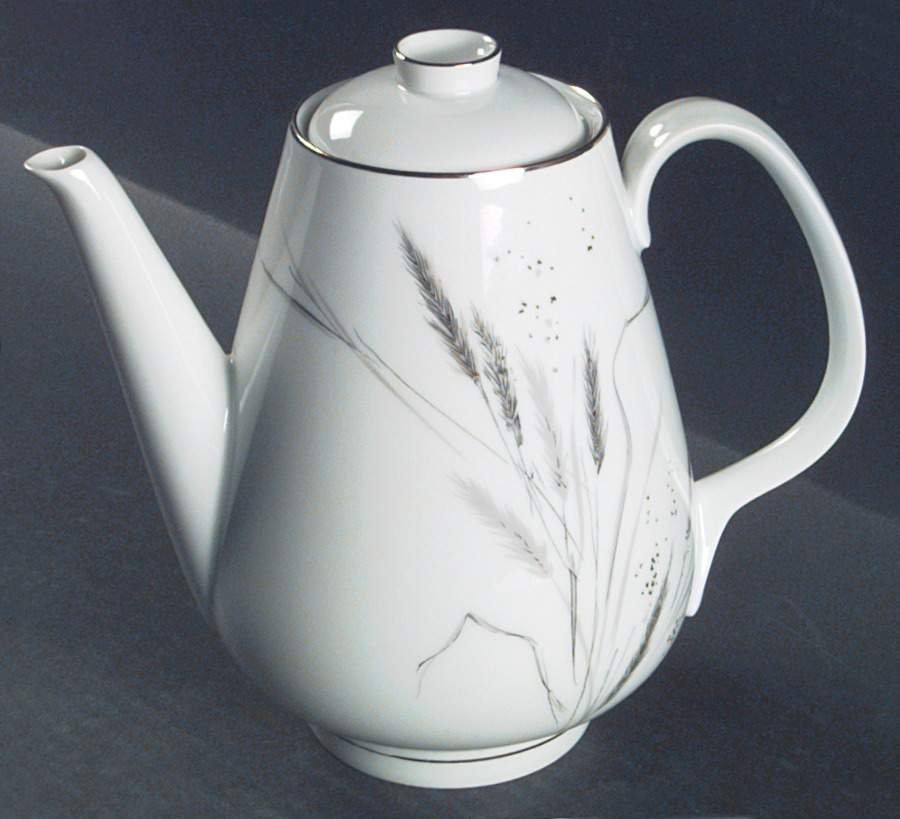 Ceres (Platinum Trim) Coffee Pot & Lid by Rosenthal - Continental-1