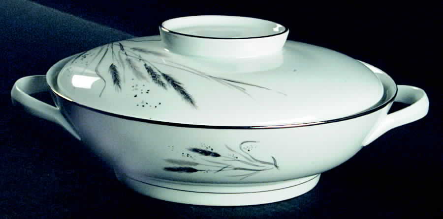 Ceres (Platinum Trim) Oval Covered Vegetable by Rosenthal - Continental-1