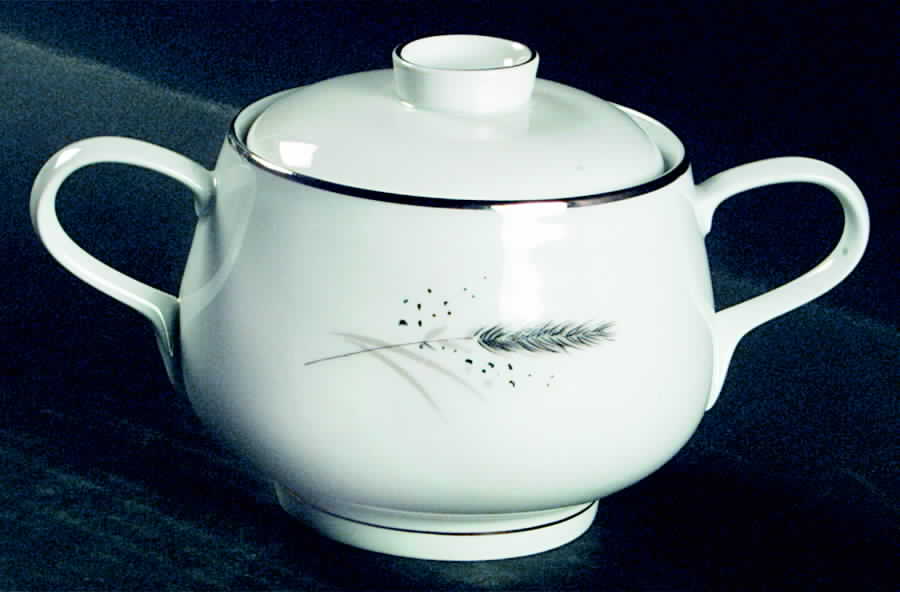 Ceres (Platinum Trim) Sugar Bowl & Lid by Rosenthal - Continental-1