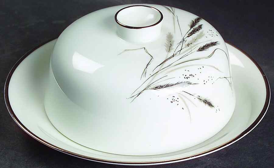 Ceres (Platinum Trim) Round Covered Butter by Rosenthal - Continental-1