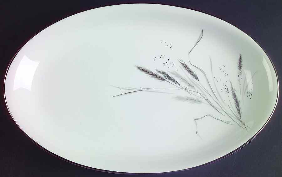 Ceres (Platinum Trim) 13" Oval Serving Platter by Rosenthal - Continental-1