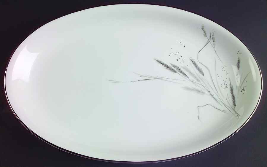 Ceres (Platinum Trim) 15" Oval Serving Platter by Rosenthal - Continental-1