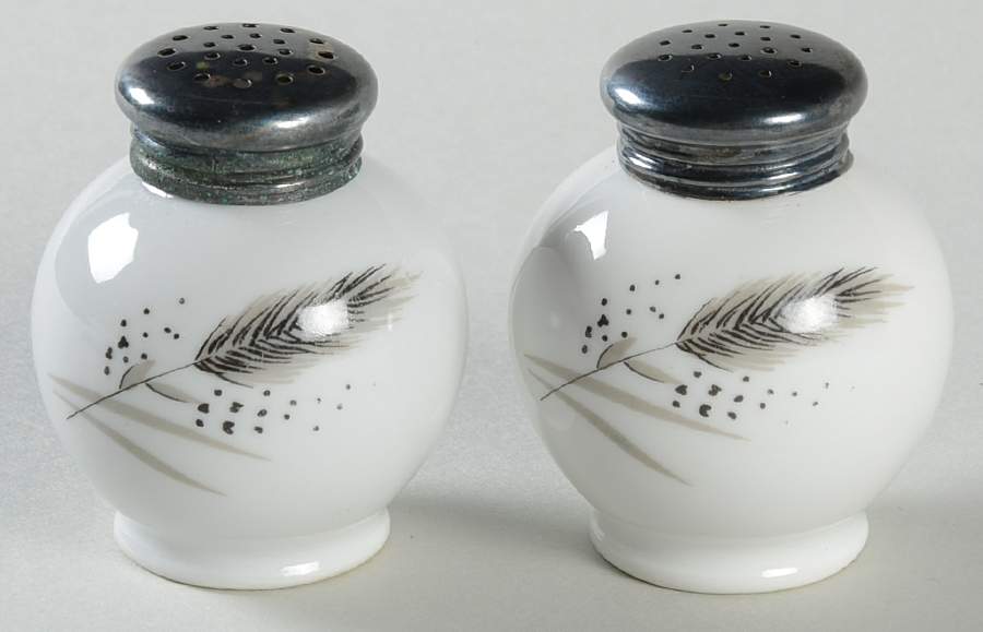 Ceres (Platinum Trim) Individual Salt & Pepper Set by Rosenthal - Continental-1
