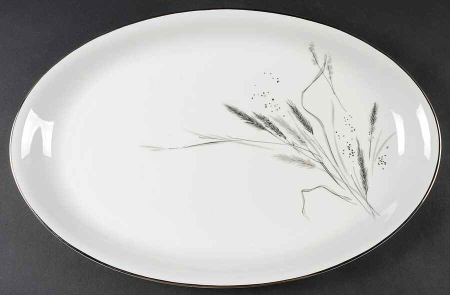 Ceres (Platinum Trim) 17" Oval Serving Platter by Rosenthal - Continental-1