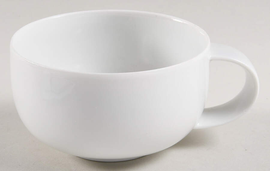 Century White (Coupe) Flat Cup by Rosenthal - Continental-1