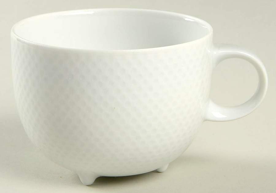 Century White (Rim) Footed Cup by Rosenthal - Continental-1