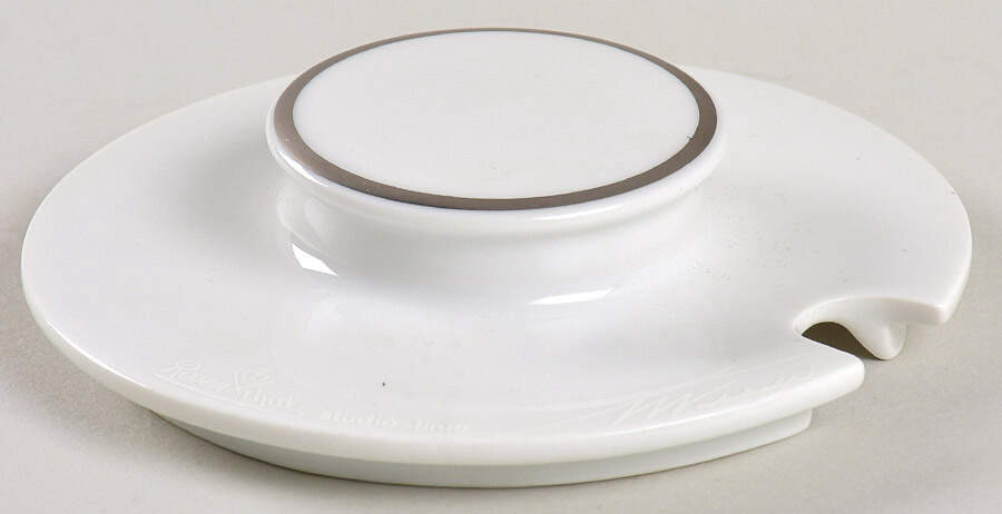 Century White (Rim) Lid for Sauce Boat by Rosenthal - Continental-1