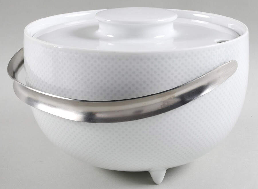 Century White (Rim) Round Covered Vegetable by Rosenthal - Continental-1