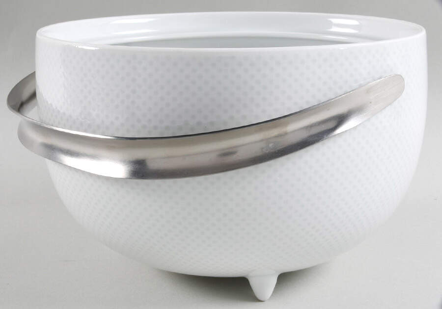 Century White (Rim) Round Vegetable No Lid by Rosenthal - Continental-1