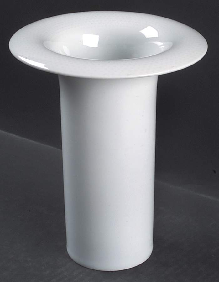 Century White (Rim) 7" Vase by Rosenthal - Continental-1
