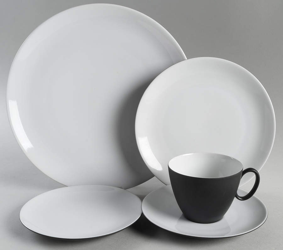Charcoal 5 Piece Place Setting by Rosenthal - Continental-1