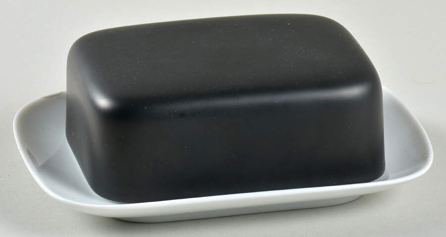 Charcoal Square Covered Butter by Rosenthal - Continental-1