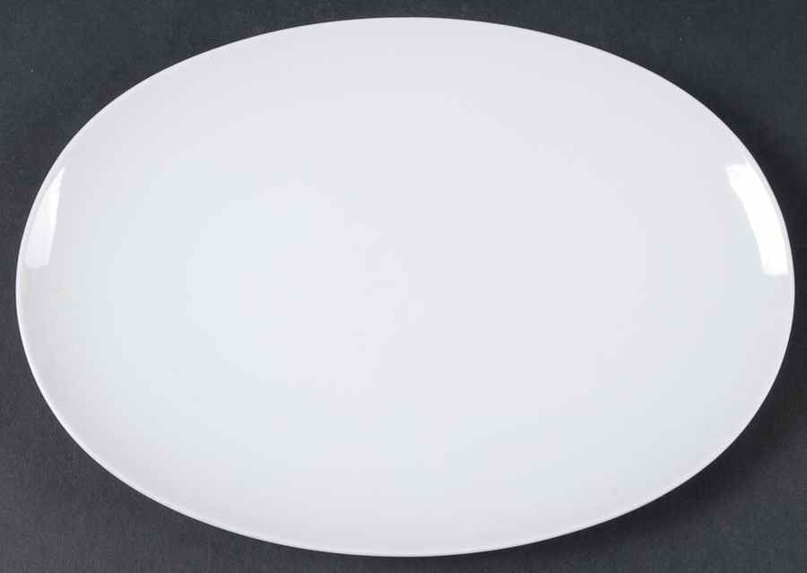 Charcoal 11" Oval Serving Platter by Rosenthal - Continental-1