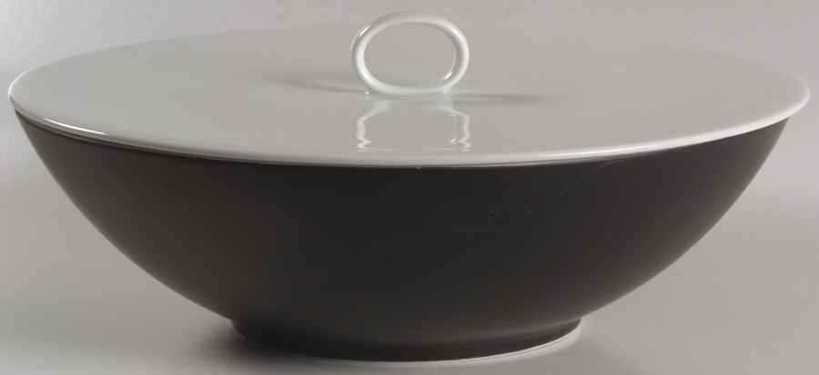 Charcoal Round Covered Vegetable by Rosenthal - Continental-1