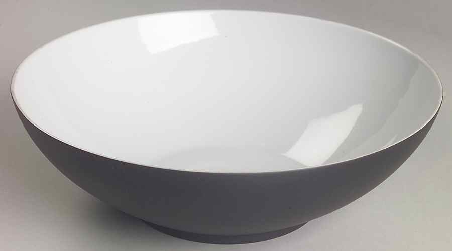 Charcoal 9" Round Vegetable Bowl by Rosenthal - Continental-1
