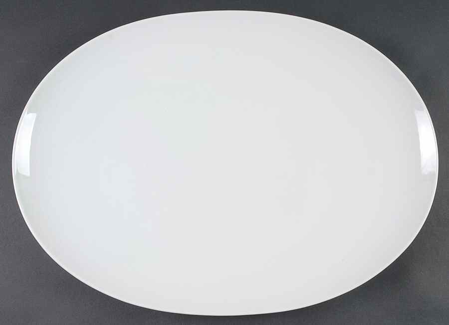 Charcoal 16" Oval Serving Platter by Rosenthal - Continental-1