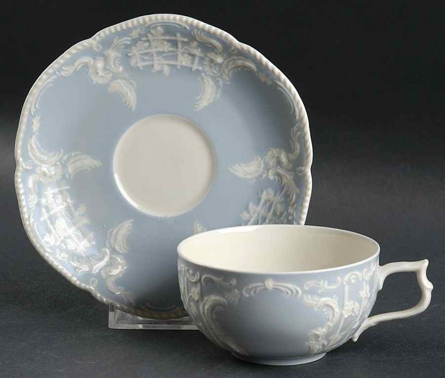 Chantilly Flat Cup & Saucer Set by Rosenthal - Continental-1